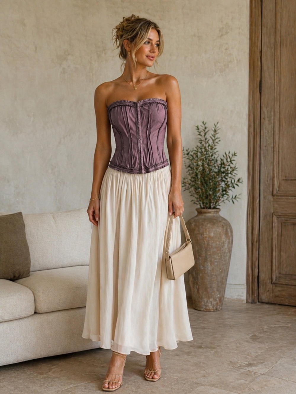 Urban Outfitters Purple Tube Top